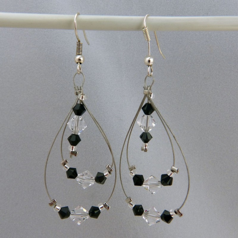SW.PE.01. Pendientes swarovski.