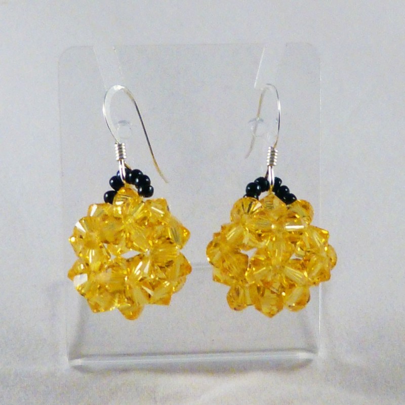 SW.PE.11. Pendientes swarovski.
