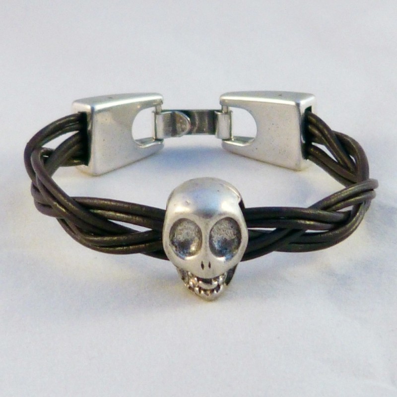 CU.PU.14. Pulsera cuero.