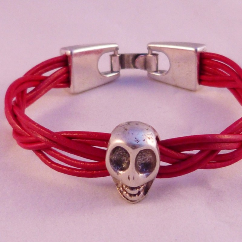CU.PU.14. Pulsera cuero.