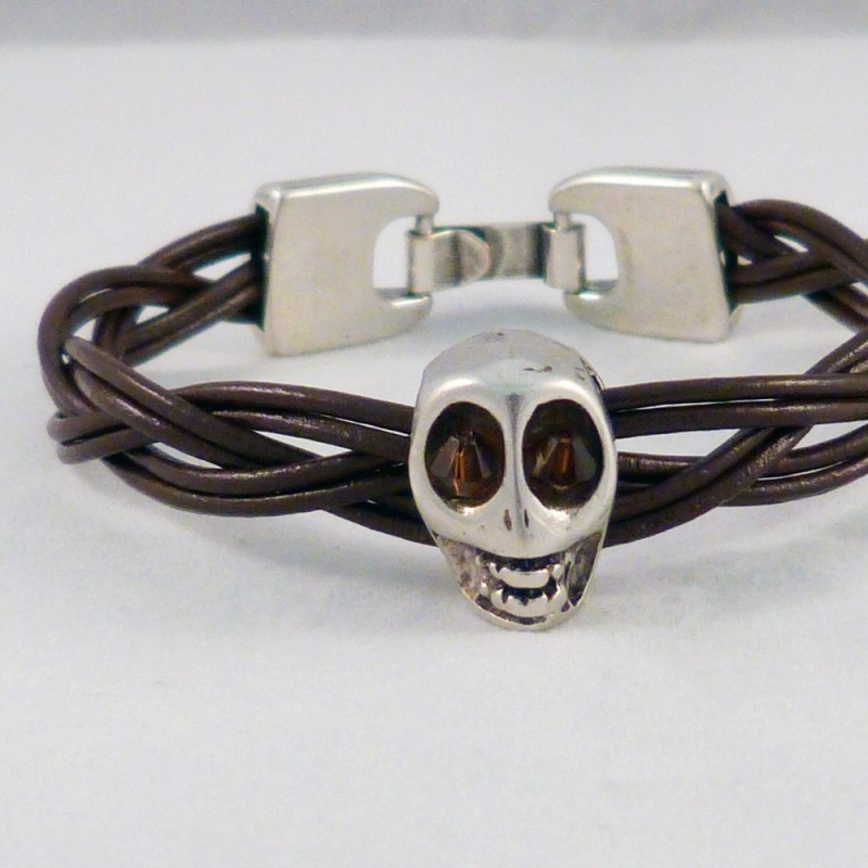 CU.PU.17. Pulsera cuero.